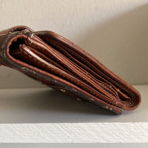 Kate Spade Canvas Vintage Wallet | Dot Noel Pattern - Picture 6 of 8